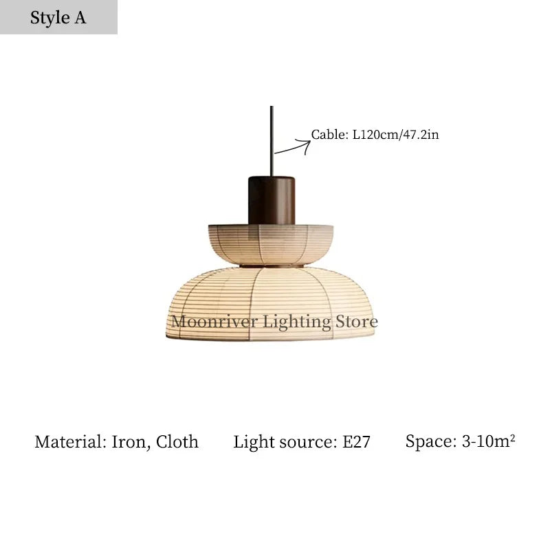Axyaa Wabi Sabi Living Room Ceiling Lamp Pendant Lights Chandelier Lustre