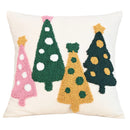 Nordic Circle Tufted Tree Pillowcase - Axyaa Brand