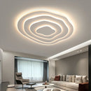 Axyaa Nordic Corrugated Chandelier: Modern Flush Mount Ceiling Light for Bedroom, Living Room & Terrace