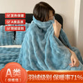 Axyaa Rabbit Fur Blanket: Luxury, Thickened, Office Shawl, Sofa, Small Quilt