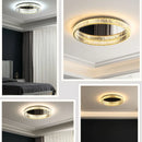 Axyaa Modern Crystal LED Ceiling Chandelier for Living and Dining Room