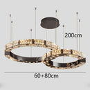 Axyaa Crystal Chandelier Dining Room Pendant Lamp Luxury Ceiling Light