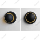 Axyaa Crescent Wall Lamp: 360° Rotating, Bedroom & Living Room Decor