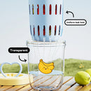 Axyaa Double-Layer Oat Container with Fork - Reusable Leak Proof Salad Cup