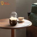 Axyaa Solid Wood Touch Desk Lamp for Bedroom Study Room Living Room