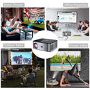 Axyaa 4K LED Projector Full HD 1080P Video 8K Home Theater Wifi Portable Proyector