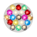 Axyaa Glass Bubble Chandelier Pendant Lamp, Colorful Suspension Hanging Light