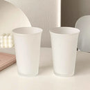 Axyaa Frosted Glass Tumbler 365ml - Versatile Drinking Cup for Coffee, Wine, Juice