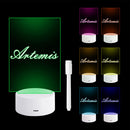 Axya LED Message Board Night Light with Pen - Gift for Kids, Girlfriend, Creative Decoration
