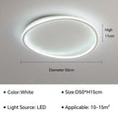 Axyaa Nordic LED Ceiling Light: Modern Minimalist Design, Warm & Romantic Bedroom Lamp