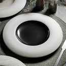 Axyaa Ceramic Nest Plate | Stone Texture | European Style | High-End Hotel Dining