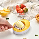 Axyaa Egg Slicer Chopper Stainless Steel Fruit Salad Cutter Kitchen Gadget