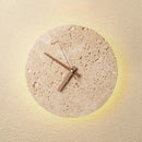 Axyaa Stone Clock Wall Lamp: Stylish Lighting for Home Decor