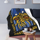 Axyaa Flying Spaghetti Monsterism Fleece Throw Blanket - Ultra-Soft Bedding Church Blanket