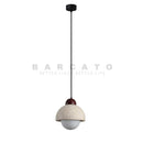 Axyaa Yellow Cave Stone Pendant Lights LED Chandeliers for Bedroom Living Room