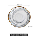 Axyaa Nordic Marble Ceramic Tableware Set
