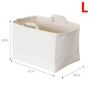 Axyaa Foldable Storage Basket Clothes Organizer - Large Capacity for Wardrobe, Toys, Laundry