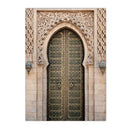 Morocco Door Arabic Art Canvas Poster by Axyaa for Home Decor