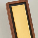 Axyaa Black Walnut Wall Lamp- Modern Chinese Style Bedroom Hallway Lighting