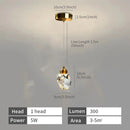 Axyaa Crystal LED Pendant Lights for Home Décor