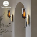 Axyaa Glass Wall Lamp Modern Nordic E27 Mounted Indoor Home Bedroom Decor