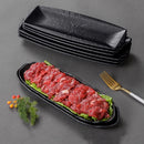 Axyaa Melamine Dinner Plate: Thick & Non-Slip Hot Pot Tray for Kitchen Storage
