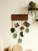 Axyaa Handmade Macrame Leaves Wall Hanging - Boho Home Decor