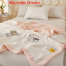 Axyaa Cotton Summer Cool Quilt | Single Size | Machine Washable | All-Season Universal