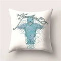 Skull Polyester Pillowcase 45X45CM Axyaa Home Decor Cushion Cover Square Sofa Decor