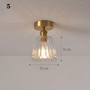 Axyaa Glass Pendant Ceiling Lamp for Kitchen Bedroom LED Lights Fixtures E27