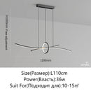 Axyaa LED Dining Room Pendant Lights - Modern Chandelier Lighting for Home Décor