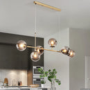 Axyaa Glass Ball Pendant Light for Living Room, Kitchen, Dining - Modern Nordic Chandelier
