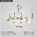 Axyaa Nordic LED Multi-Head Pendant Light for Home and Business Décor