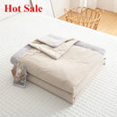 Axyaa Summer Cool Quilt | Solid Color Bubble Cotton | Machine Washable Comforter