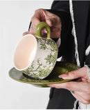 Axya Ceramic Mugs: Hand-painted Coffee Cups & Kitchen Plates for Unique Home Decor