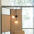 Axyaa Nordic Glass Pendant Wall Sconce, Minimalist Design for Foyer, Bedroom, Office, Coffee Shop