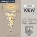 Axyaa Modern Ginko Leaves Chandeliers - Luxury Designer Living Room Staircase Lighting