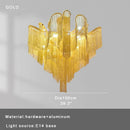 Axyaa Elegant Tassel Chain Ceiling Chandelier - Dimmable E14 Base