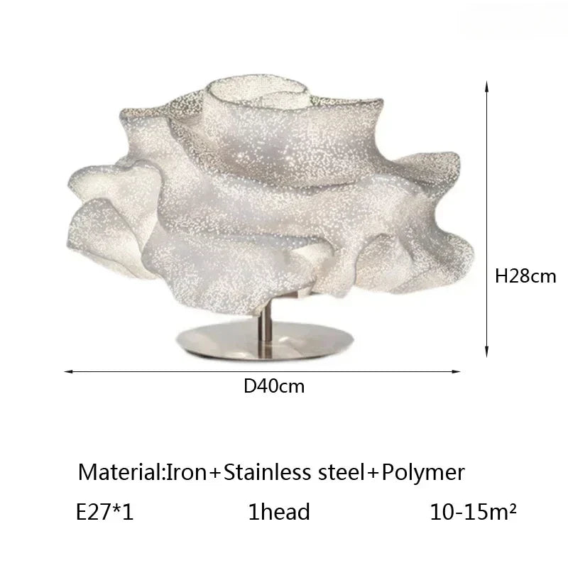 Axyaa Cloud Stainless Steel Pendant Chandelier LED Lamp for Home Decor