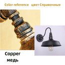 Axyaa Vintage Retro Loft Wall Sconce Light for Bedroom Restaurant Pub Cafe Porch