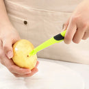Axyaa Non-Slip Handle Peeler - Kitchen Vegetable Tool, Magic Scraper for Melon, Potato