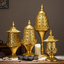 Axyaa Retro Hollow Carved Table Lamp for Romantic Home Decor