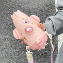 Axyaa Kids Airplane Tritan Water Bottle - Creative Toy Straw Cup