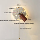 Axyaa Rotatable LED Wall Lamp Sconce Nordic Modern Wood Stair Light Fixtures