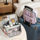Axyaa Large Capacity Hanging Cosmetic Bag & Vertical Pencil Case Storage