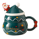 Axyaa Festive Snowman Ceramic Coffee Cup - Large Capacity Cartoon Character Mug