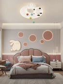 Axyaa Panda Bedroom LED Ceiling Lamp