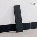 Axyaa Self-Adhesive Wooden Wall Stickers, Rectangular Skirting Lines, 1mm Thickness, Indoor Use