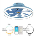 Axyaa Smart LED Ceiling Fan Light Remote Control/APP Dining Room Bedroom Chandelier