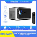 Axyaa Magcubic Auto Focus 4K WiFi6 Projector with Voice Control